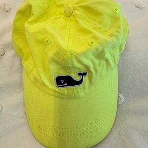 Neon yellow vineyard vines hat